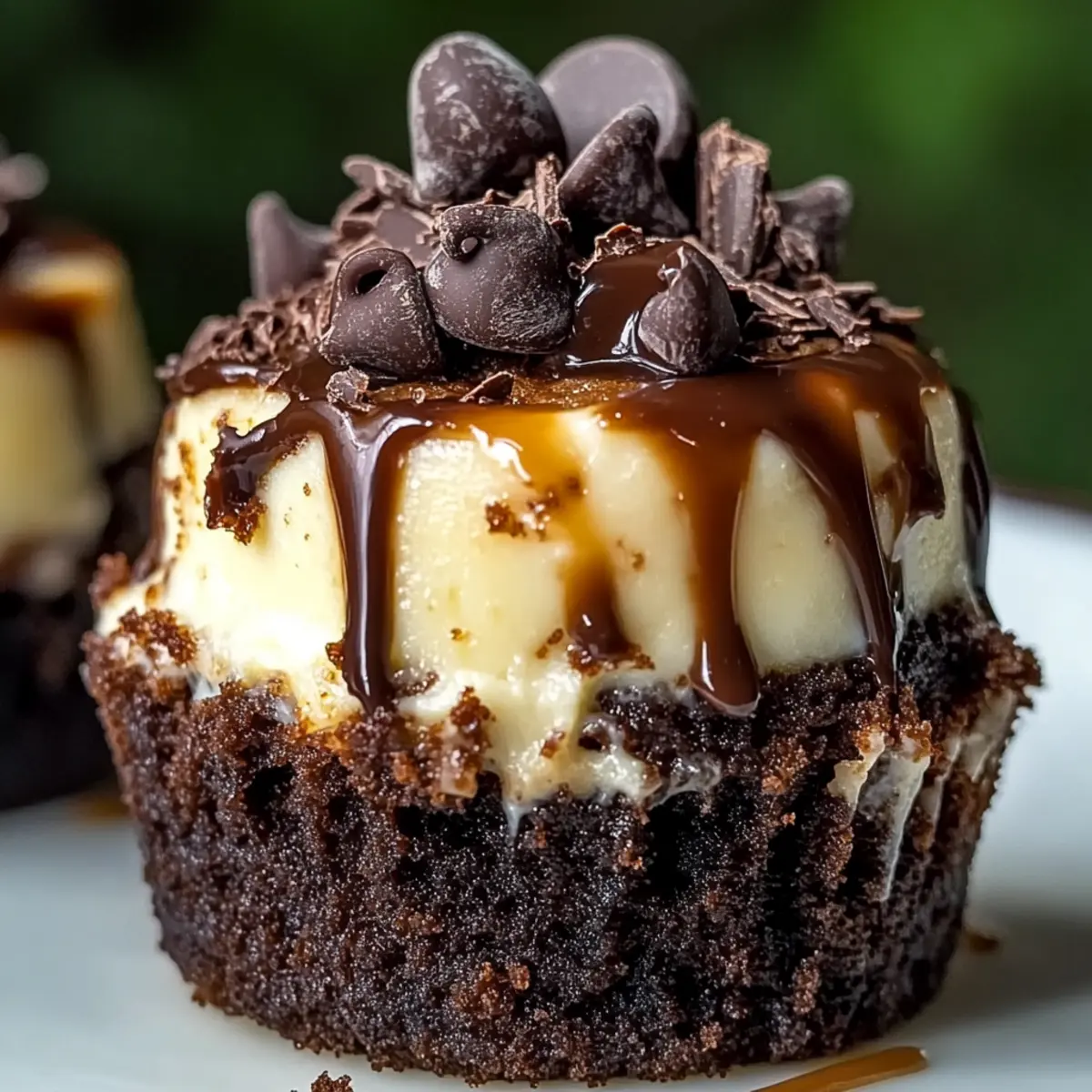 Loaded Brownie Cheesecake Cup: